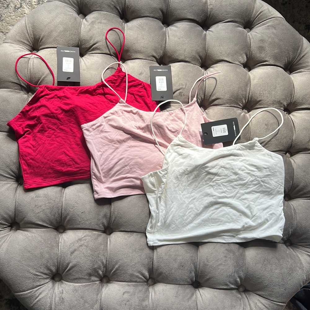 Set of 3 crop tank